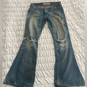 Hollister Baja Super Flare Wide Leg Jeans